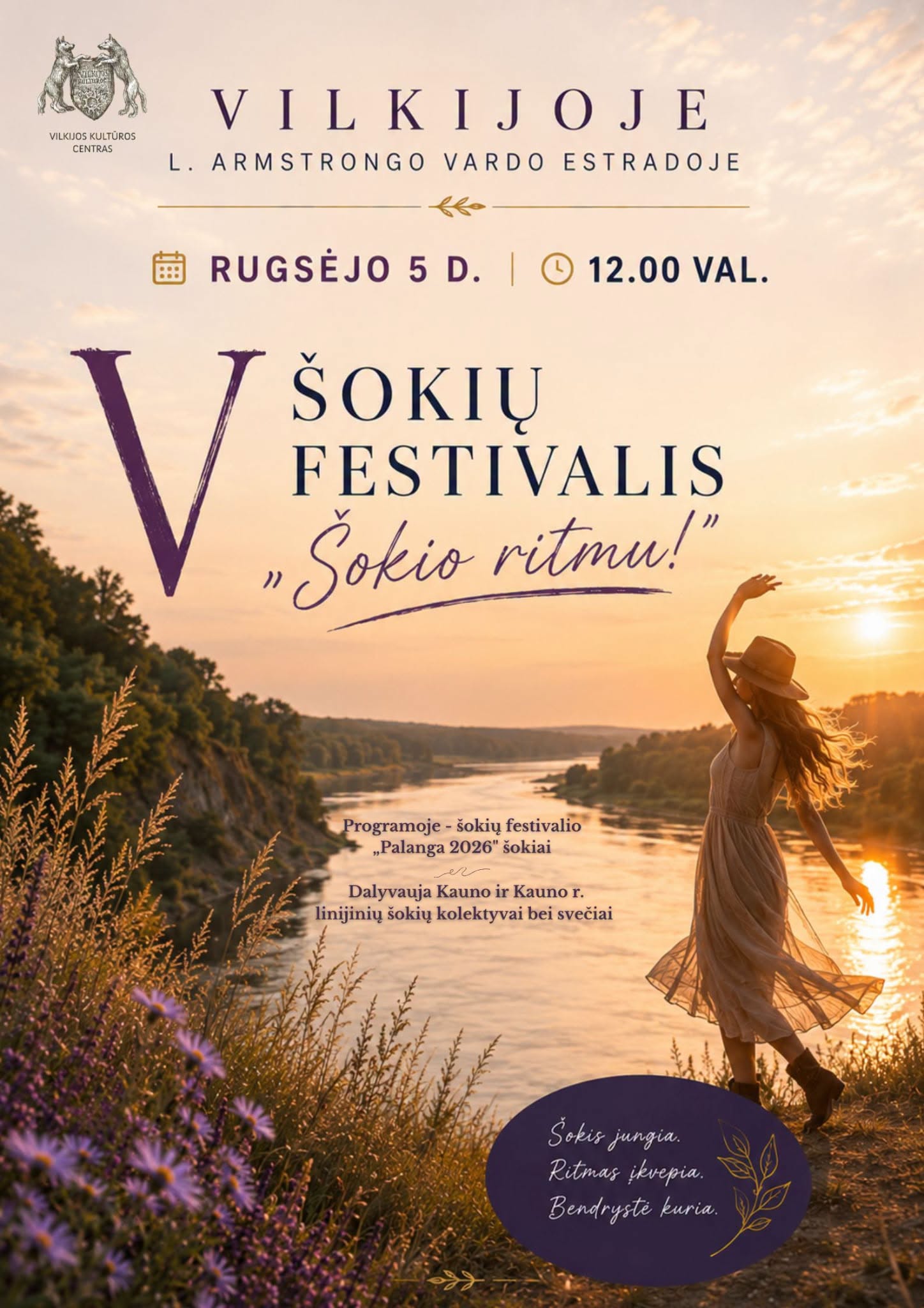 Linijinių šokių festivalis Vilkijoje „Šokio ritmu 2026”
